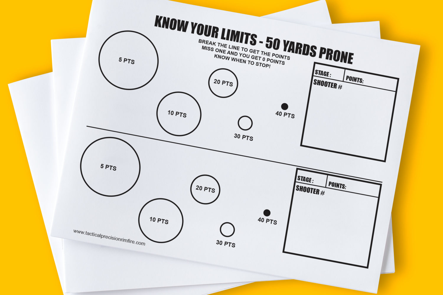 Know Your Limits Free Targets